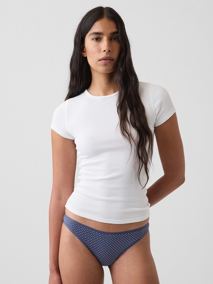 Image number 1 showing, SoftMade Organic Stretch Cotton Cheeky