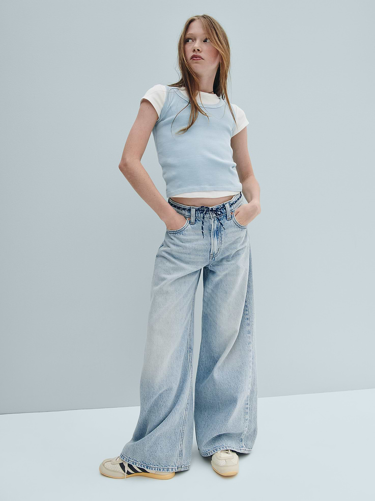 Image number 6 showing, Kids Low Rise Baggy Jeans