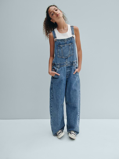 Image number 6 showing, Kids Barrel Overalls