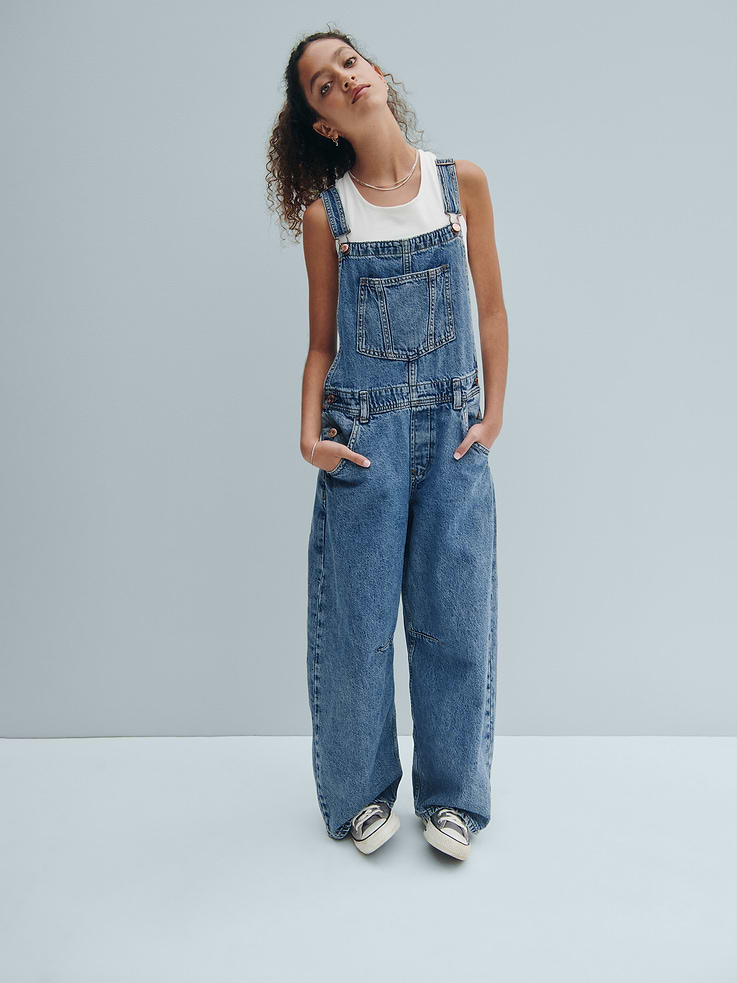 Image number 6 showing, Kids Barrel Overalls