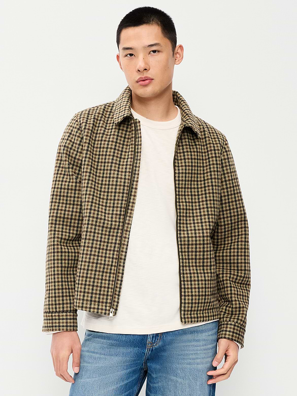 Relaxed Harrington Jacket