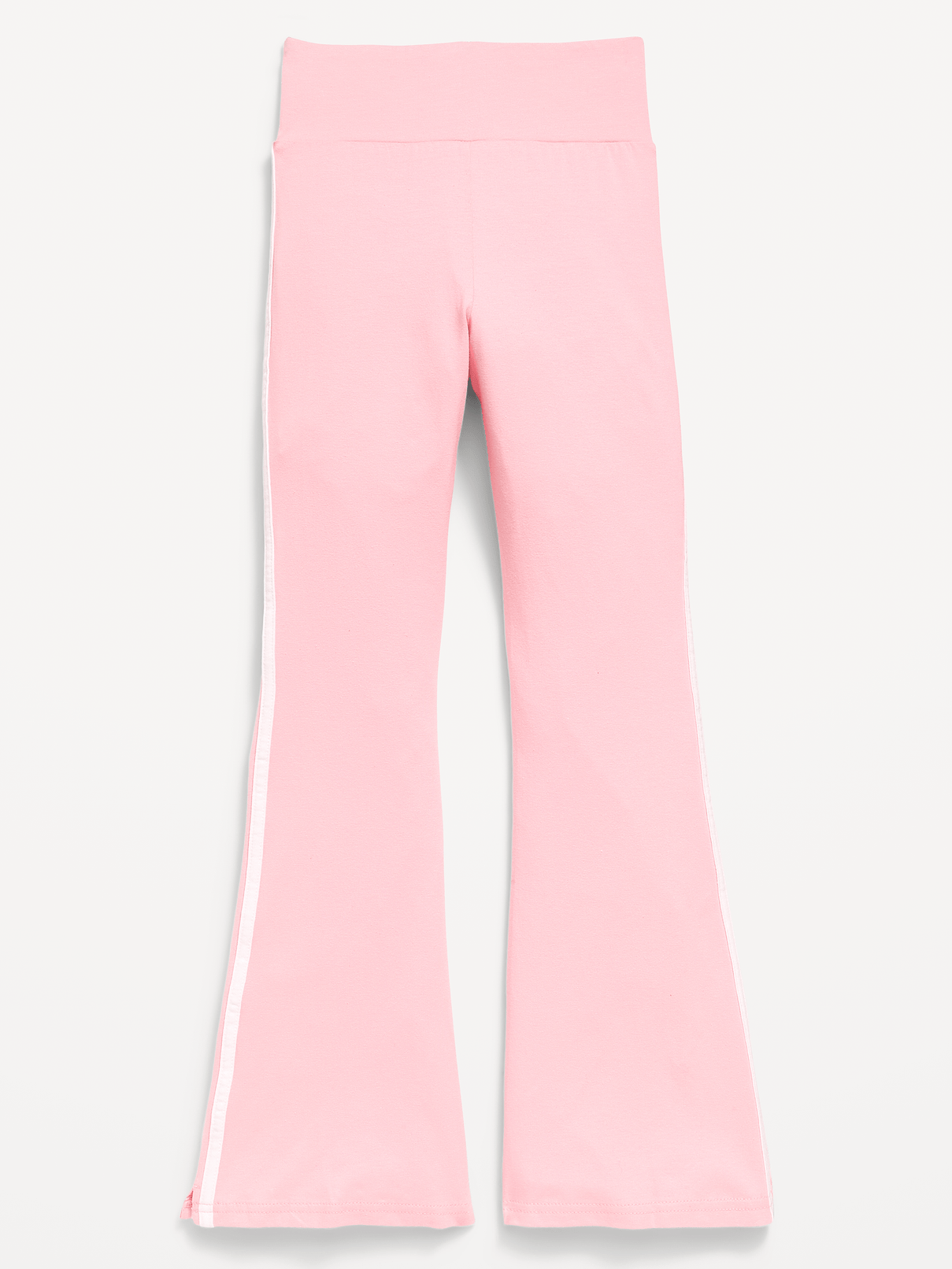 Image number 2 showing, High-Waisted Side Striped Flared Leggings for Girls