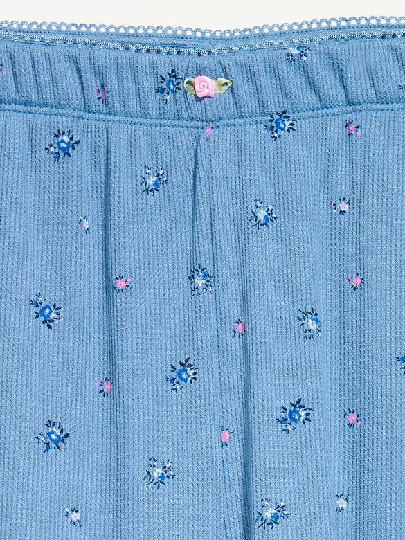 Waffle-Textured Pajama Pants