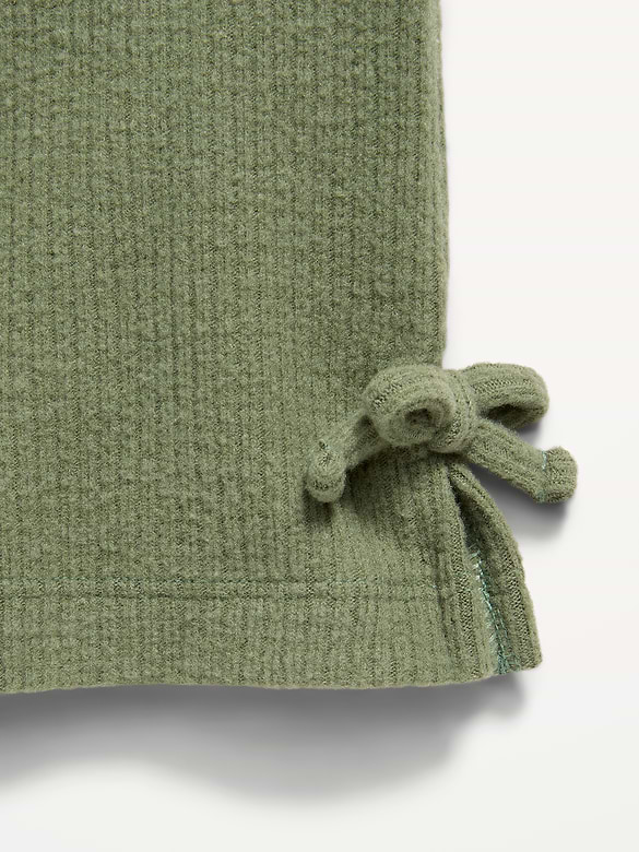 Cozy Ribbed Wide-Leg Pants for Toddler Girls