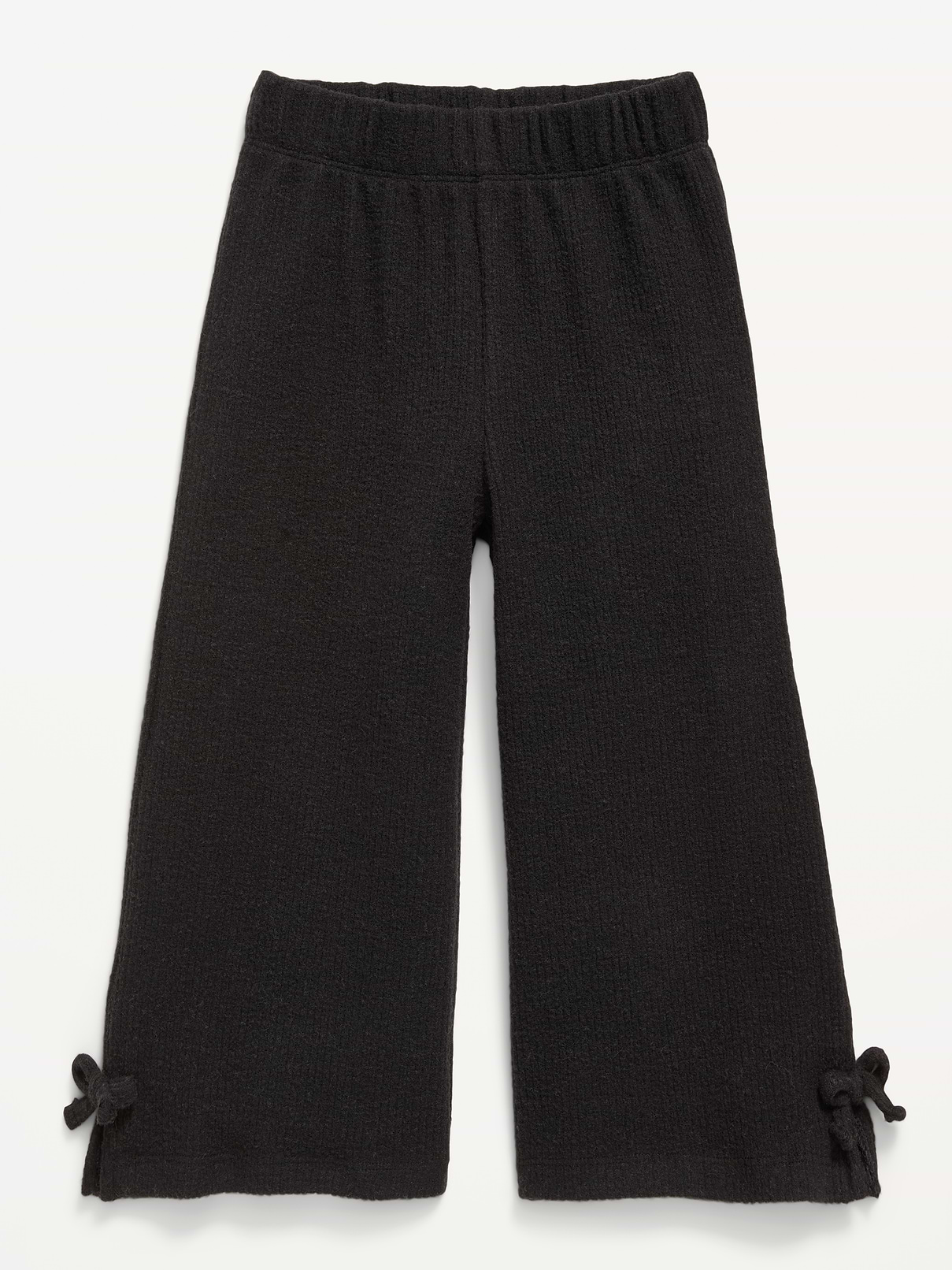 Image number 1 showing, Cozy Ribbed Wide-Leg Pants for Toddler Girls