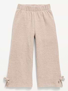 Image number 1 showing, Cozy Ribbed Wide-Leg Pants for Toddler Girls