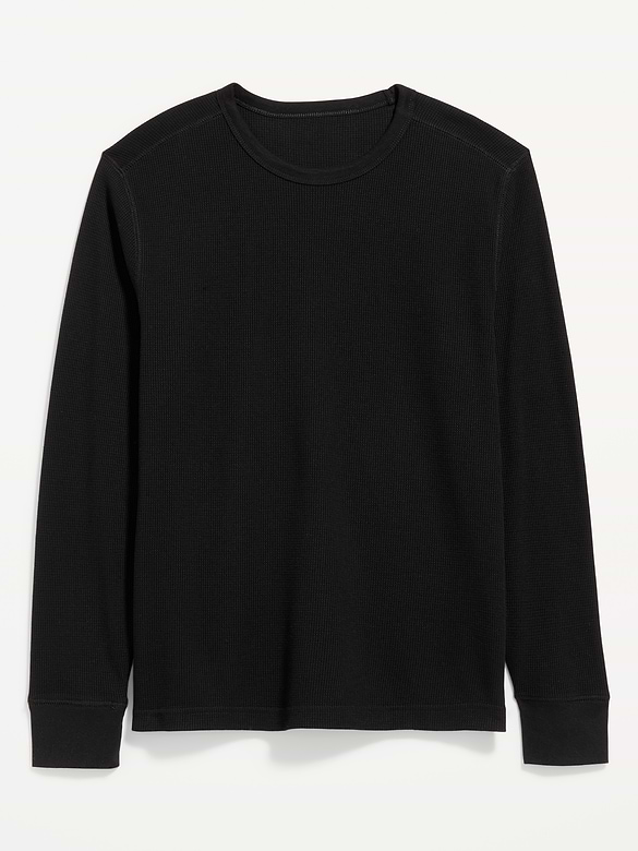 Crew-Neck Waffle T-Shirt