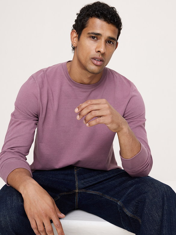 Heavyweight Cotton Long-Sleeve T-Shirt