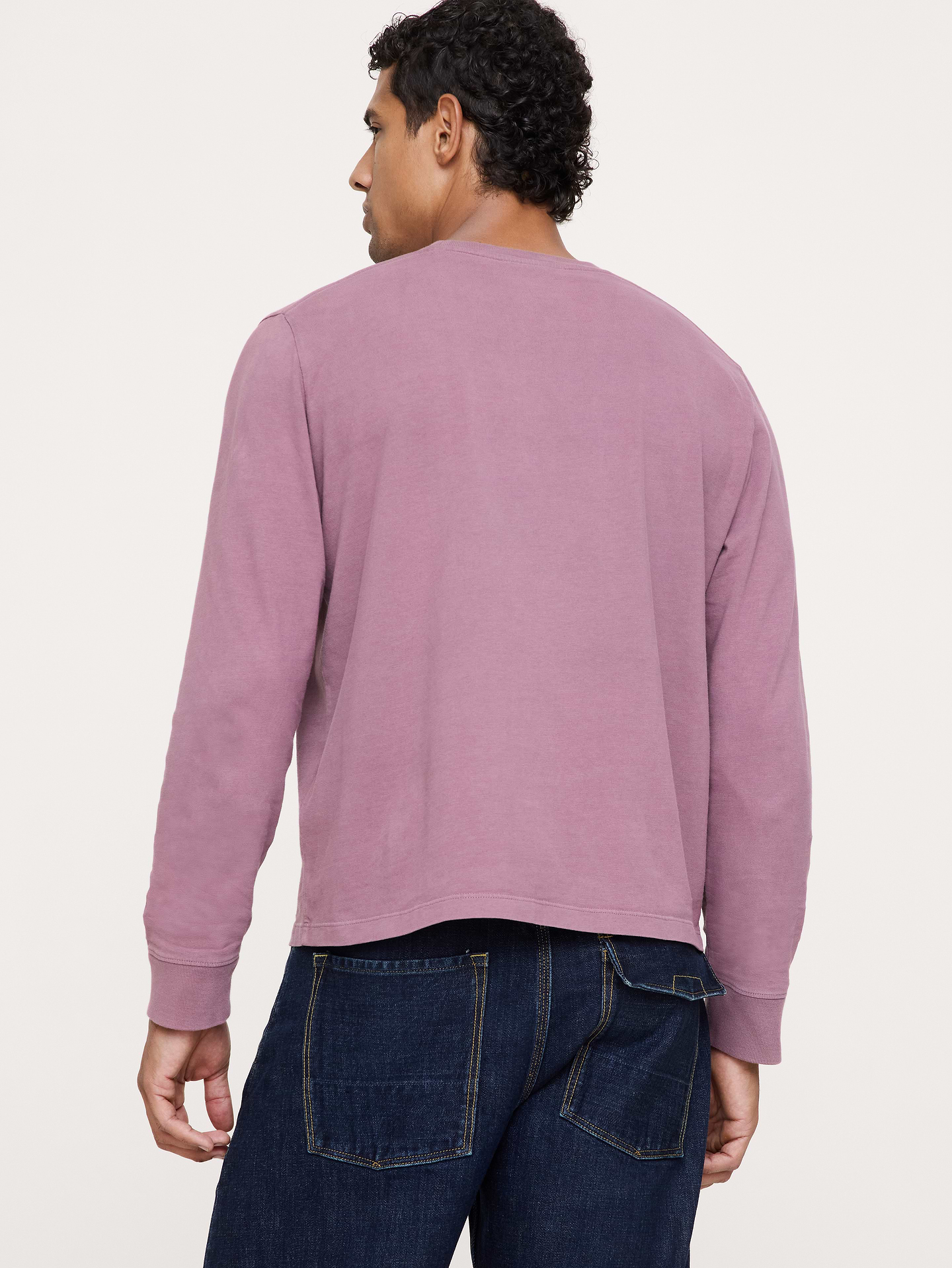Image number 3 showing, Heavyweight Cotton Long-Sleeve T-Shirt