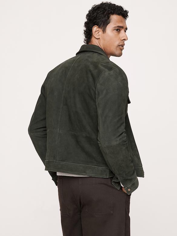 Suede Trucker Jacket