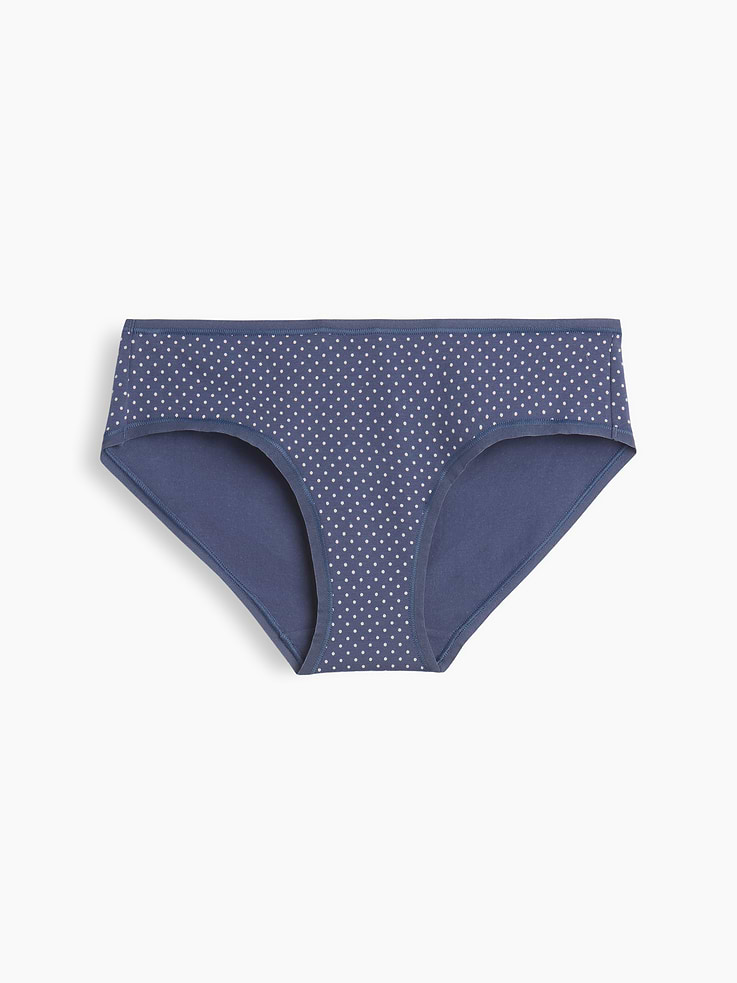 L'image numéro 5 présente Culotte taille basse en coton biologique extensible PureDouceur