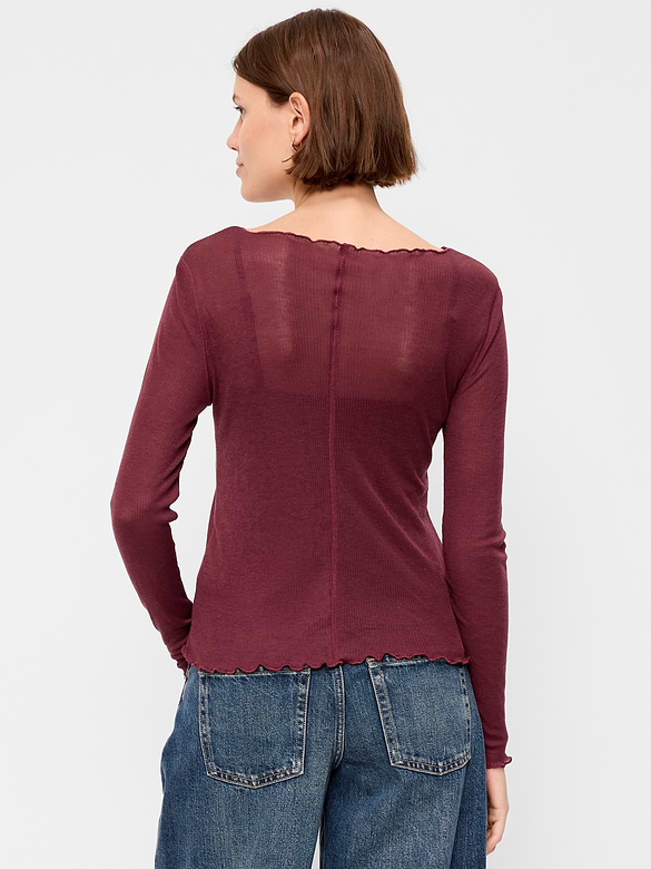 Lettuce-Edge Tissue T-Shirt