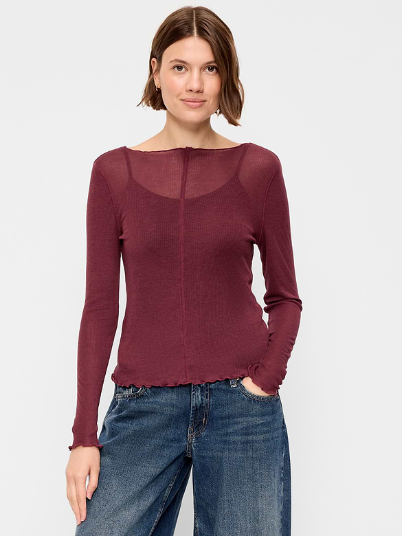 Lettuce-Edge Tissue T-Shirt