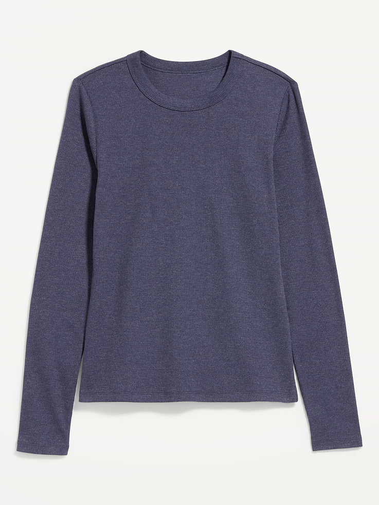 Image number 4 showing, Snug Long-Sleeve Crew-Neck T-Shirt