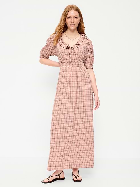 boho maxi dresses for women OSTOO Women's 2026 Summer Floral Print Tiered Casual Flowy Long Dress(Apricot,S) at Amazon Women's Clothing store Crafted with quality fabric—bust lined for structure PRETTYGARDEN Women's Fall Boho Maxi