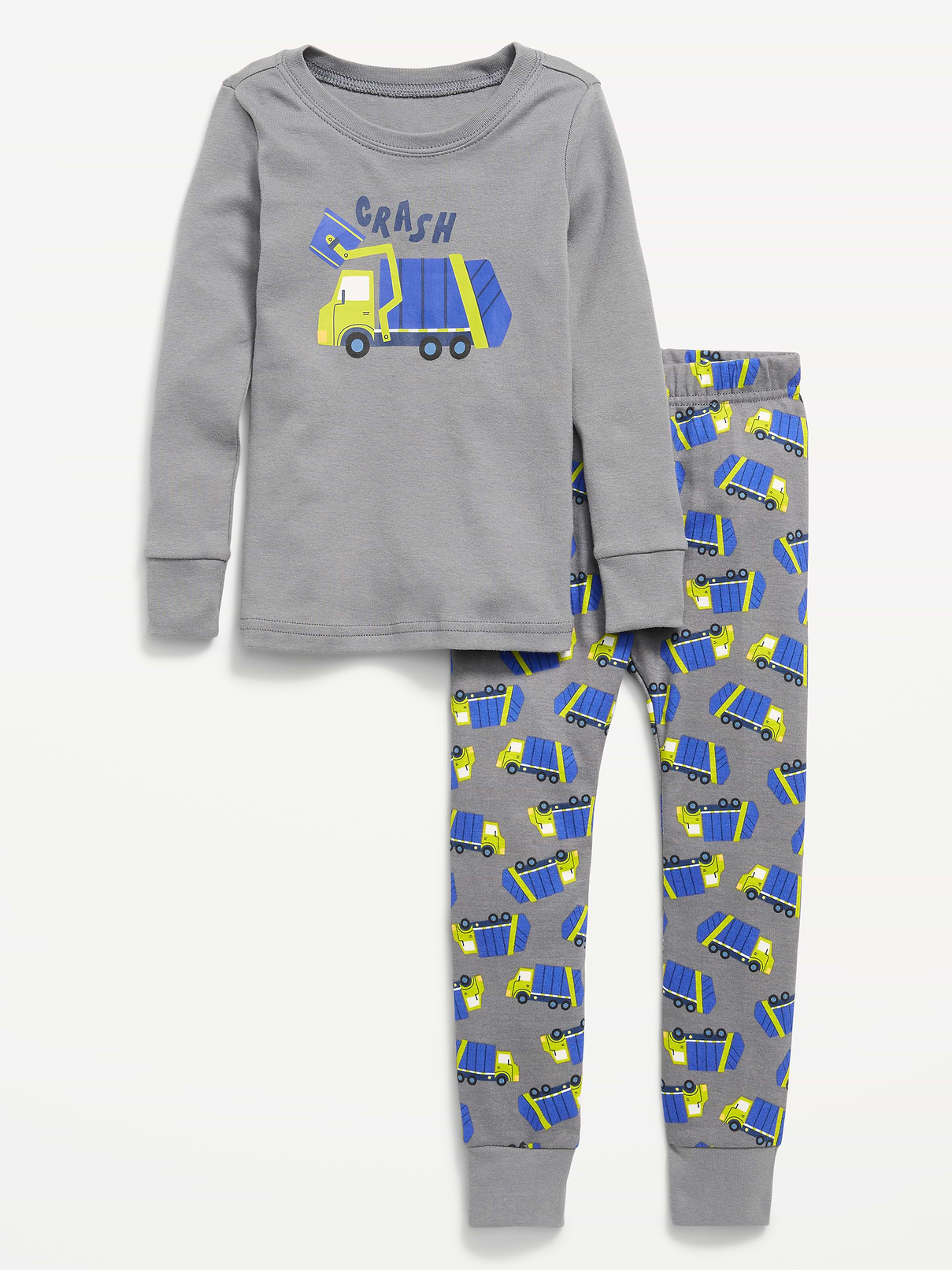 Image number 1 showing, Unisex Snug-Fit Printed Pajama Set for Toddler & Baby