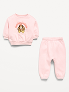 Image number 2 showing, Disney© Crew-Neck Sweatshirt and Sweatpants Set for Baby
