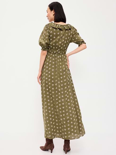off the shoulder lace wedding dress A-Line Backless Off-the-Shoulder Sweetheart - 27 Inara Black Polka Dot Beaded Sequin 26”/66cm Color:Khaki Cotton