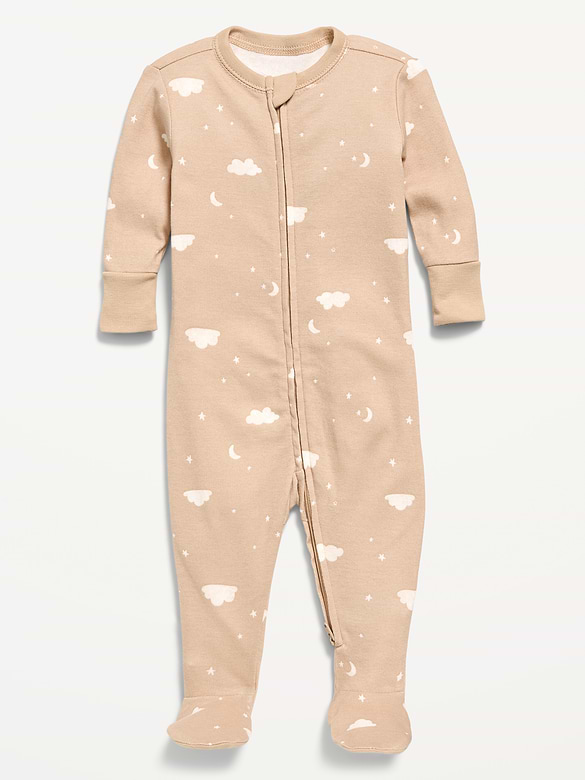 Snug-Fit 2-Way-Zip Sleep & Play Footed One-Piece for Baby