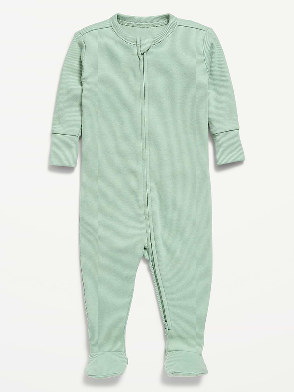 Snug-Fit 2-Way-Zip Sleep & Play Footed One-Piece for Baby