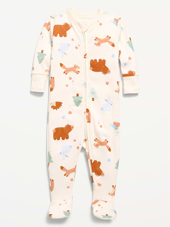 Snug-Fit 2-Way-Zip Sleep & Play Footed One-Piece for Baby