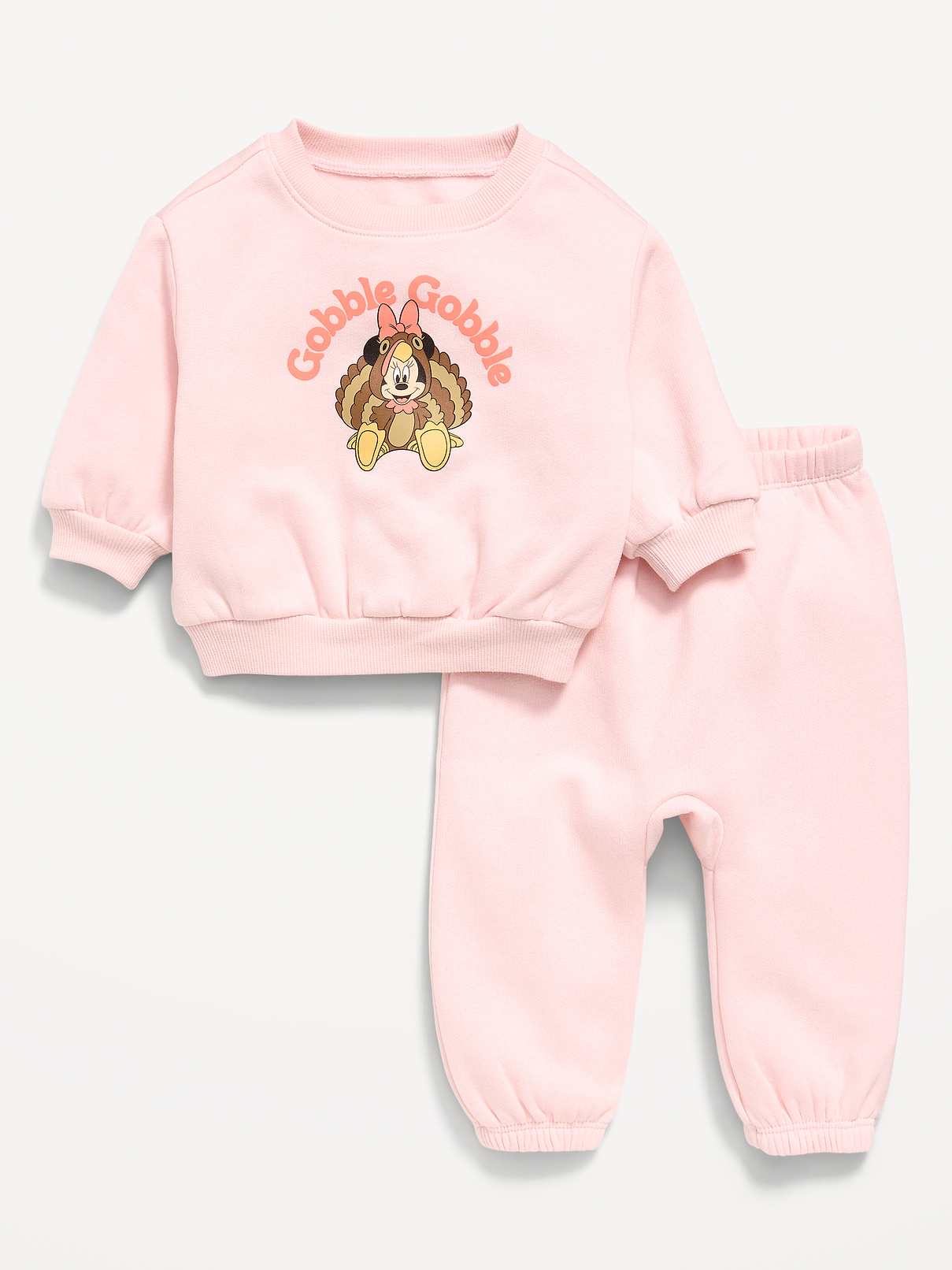 Image number 1 showing, Disney© Crew-Neck Sweatshirt and Sweatpants Set for Baby