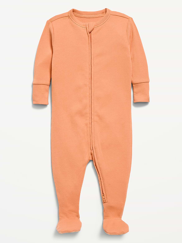 Snug-Fit 2-Way-Zip Sleep & Play Footed One-Piece for Baby