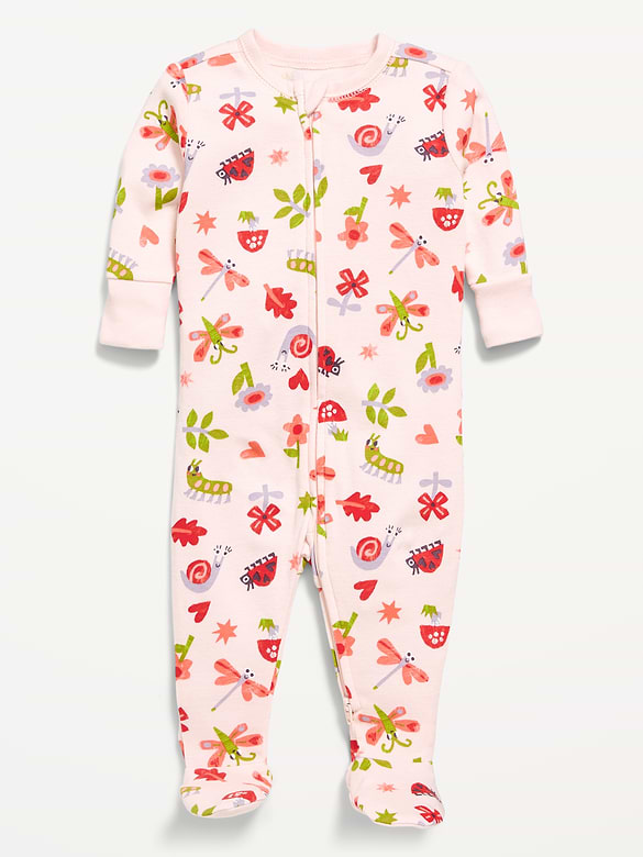 Snug-Fit 2-Way-Zip Sleep & Play Footed One-Piece for Baby