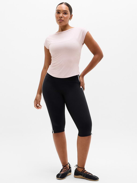 Perfect Rib Boatneck Tee
