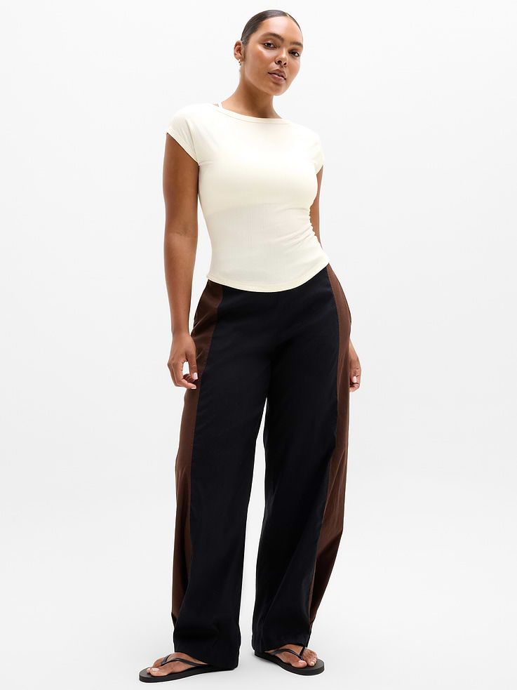 Image number 5 showing, Perfect Rib Boatneck Tee