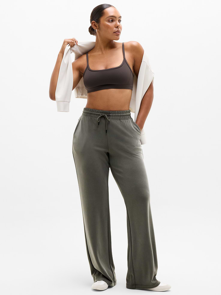 Image 6 of 8, Seasoft Mid Rise Straight Pant