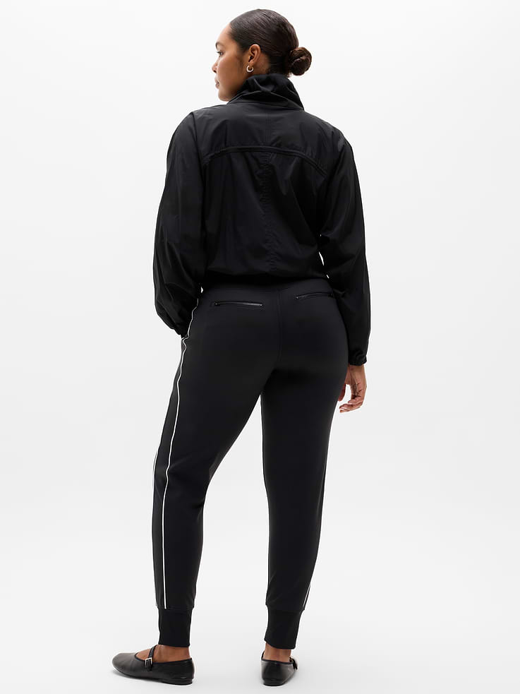 Image number 6 showing, Venice High Rise Track Stripe Jogger
