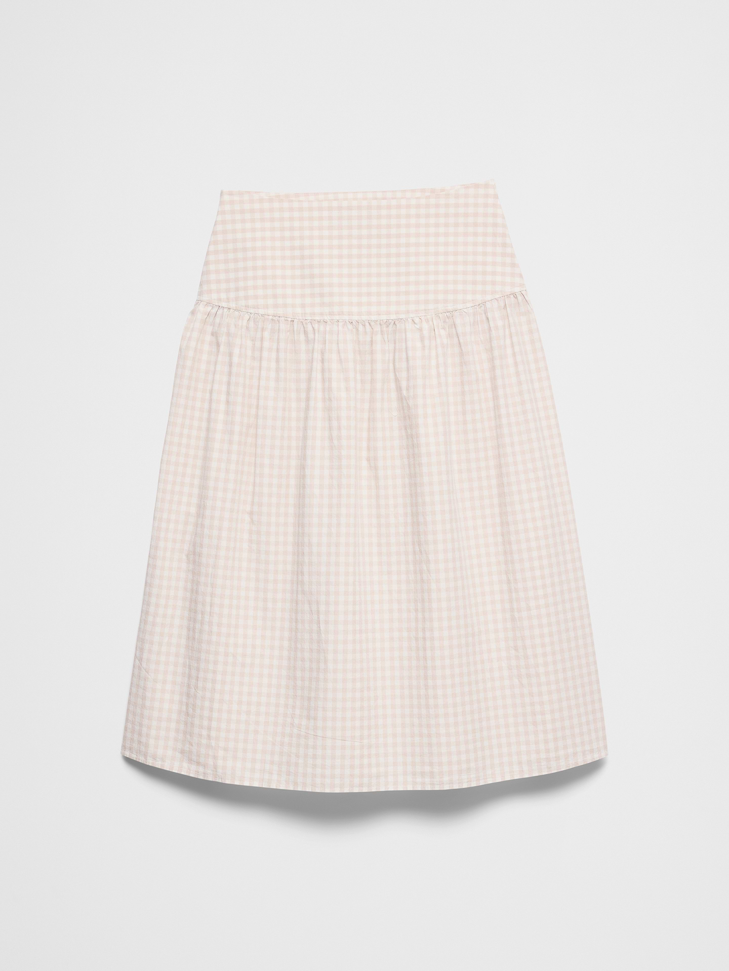 Image number 4 showing, Poplin Drop-Waist Midi Skirt
