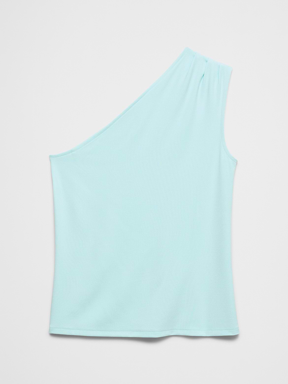 Soft Knit One-Shoulder Top