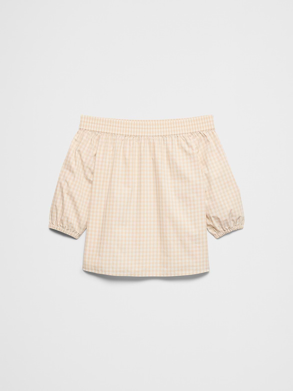 Off-Shoulder Smocked Top