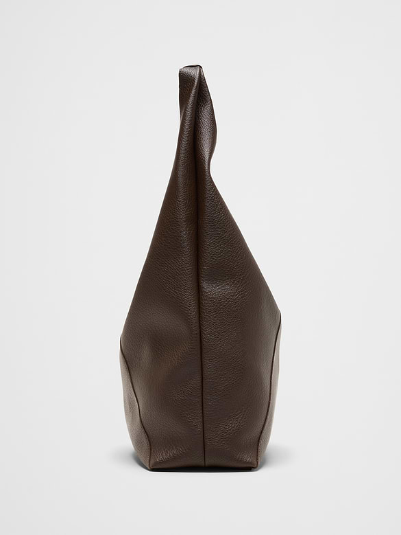 Vegan Leather Slouchy Tote