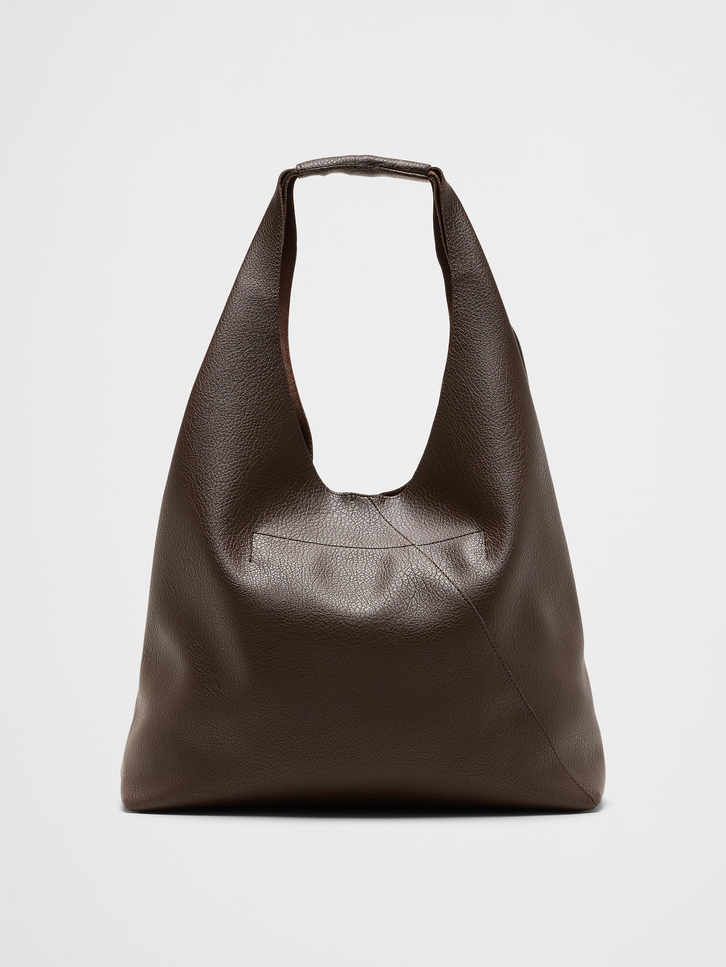 Image number 4 showing, Vegan Leather Slouchy Tote