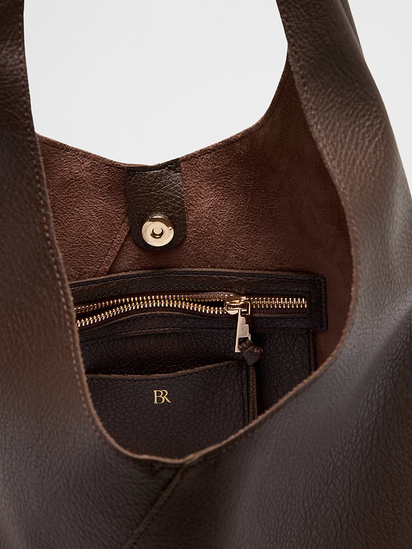 Vegan Leather Slouchy Tote