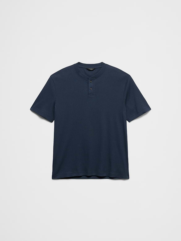 Standard-Fit Light Pointelle Henley