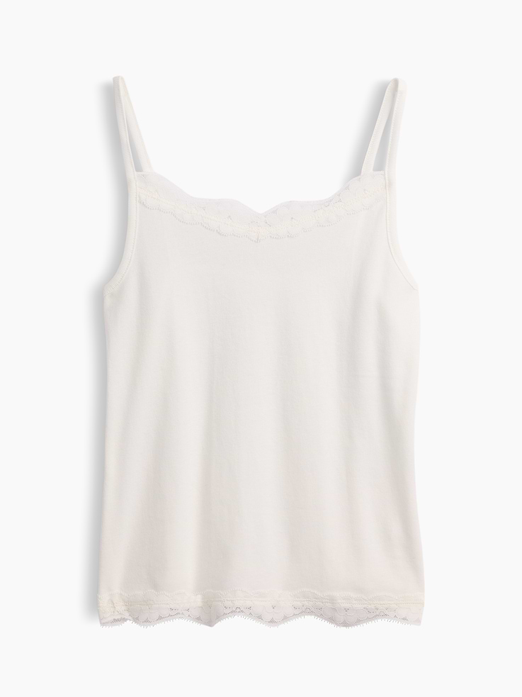 Image number 1 showing, Kids Lace-Trim Cami