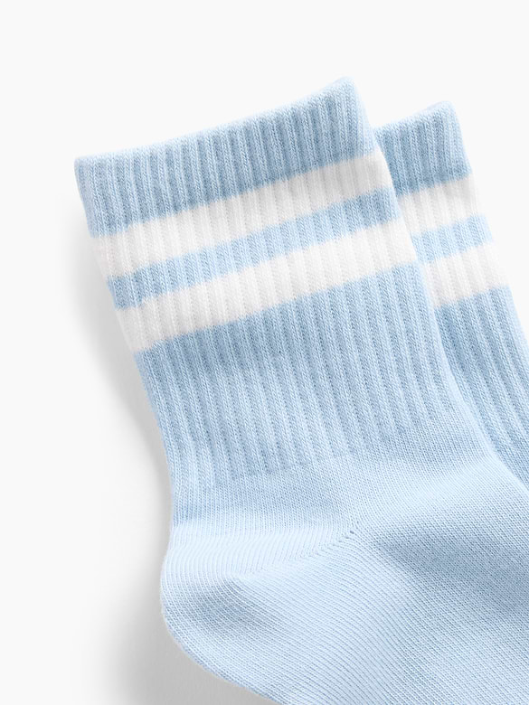 Stripe Crew Socks