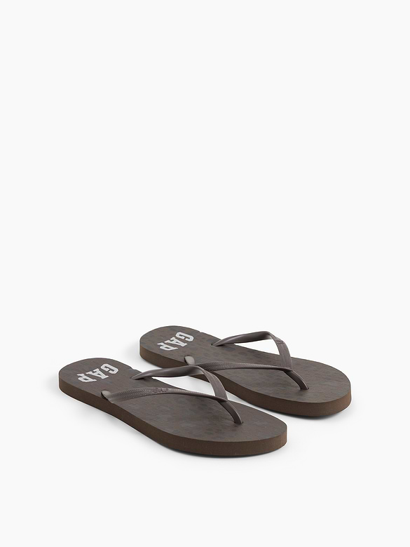 Gap Logo Flip Flops