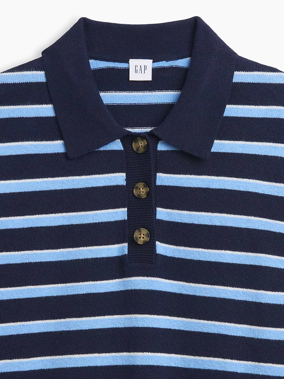 CashSoft Relaxed Polo Sweater