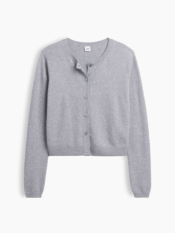 CashSoft Crewneck Cardigan