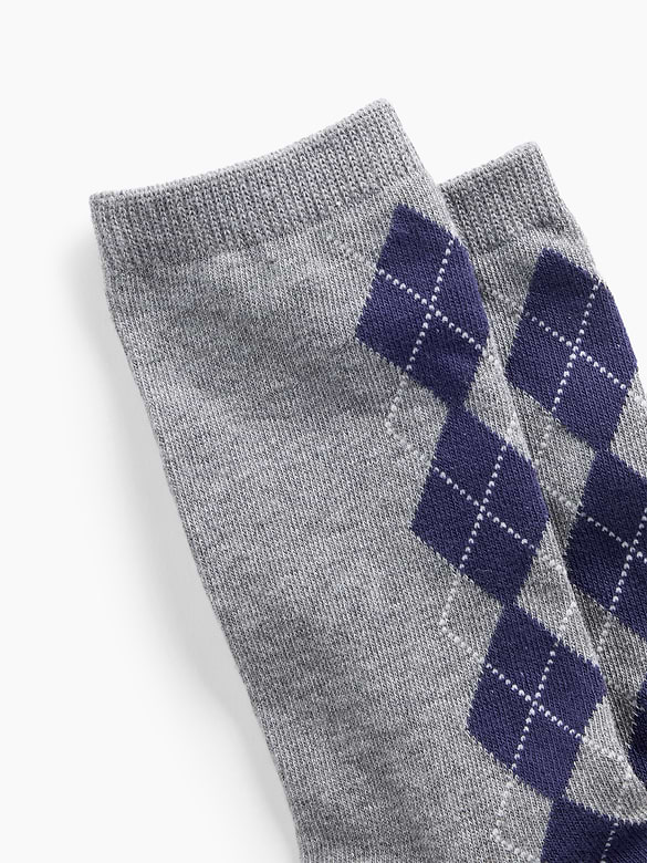 Argyle Crew Socks