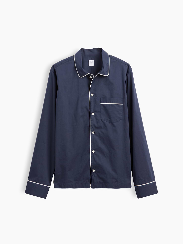 Image number 4 showing, Poplin PJ Shirt