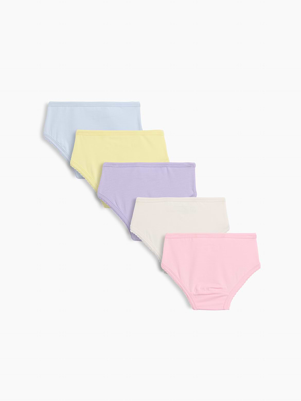 Toddler Organic Stretch Cotton Bikini Briefs (5-Pack)