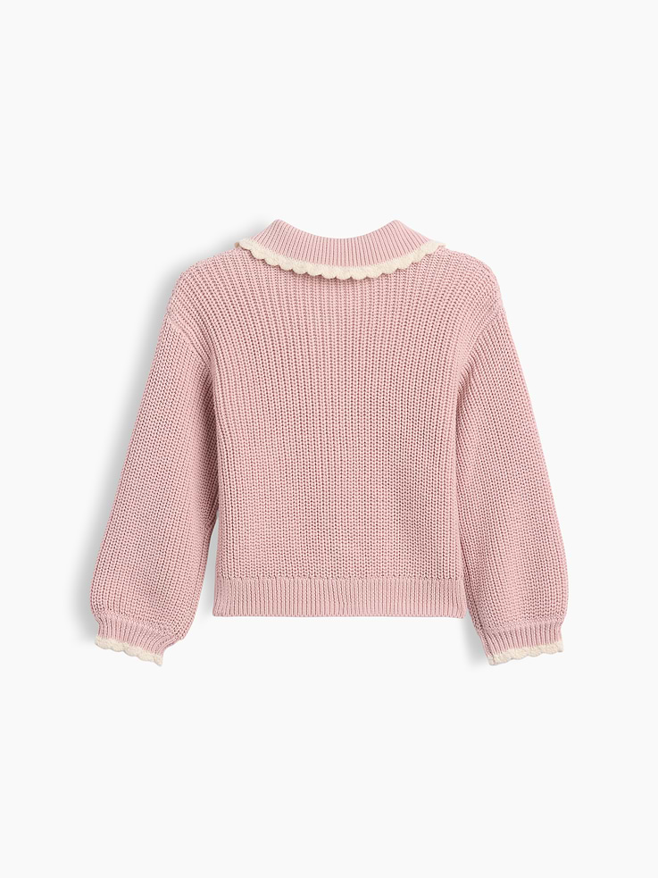 Image number 2 showing, Baby & Toddler Collared Cardigan Sweater