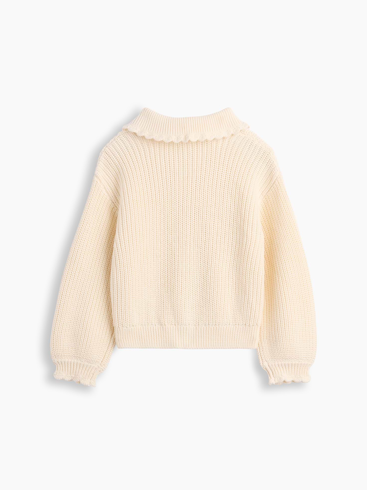 Image number 2 showing, Baby & Toddler Collared Cardigan Sweater