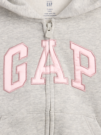 Image number 3 showing, Baby & Toddler VintageSoft Logo Zip Hoodie